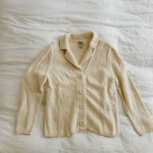 LL Bean Thick Knit Cardigan
